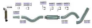 Chevrolet 2500 Performance Exhaust - Diamond Eye Performance - Cat Back with Turbo Direct Pipe - Stainless Steel - `06-`07